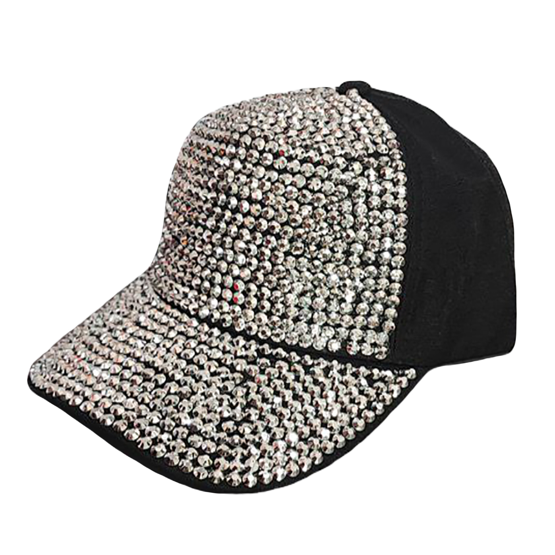 کلاه کپ زنانه مدل نگینی کد BK051