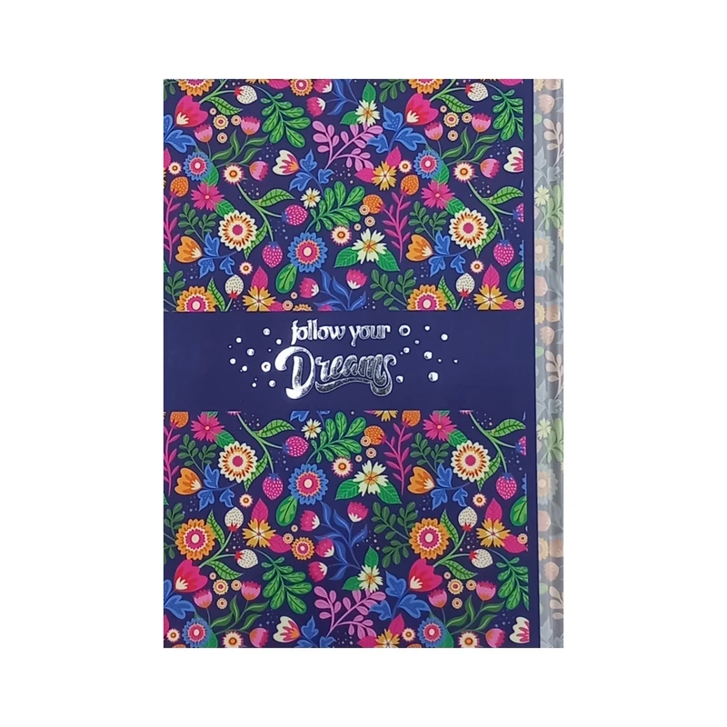 دفتر مشق 160 برگ مدل گل رنگین کد 101