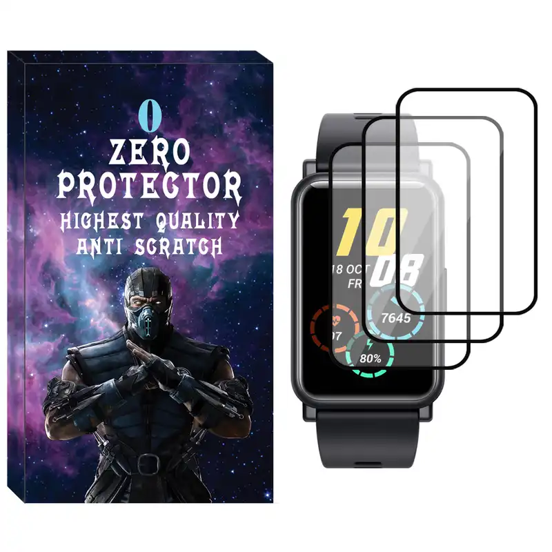 محافظ صفحه نمایش نانو زیرو مدل NZO مناسب برای ساعت هوشمند آنر Watch ES بسته سه عددی