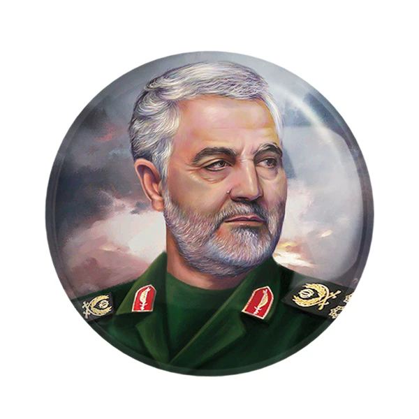 مگنت خندالو طرح سردار قاسم سلیمانی کد 2601
