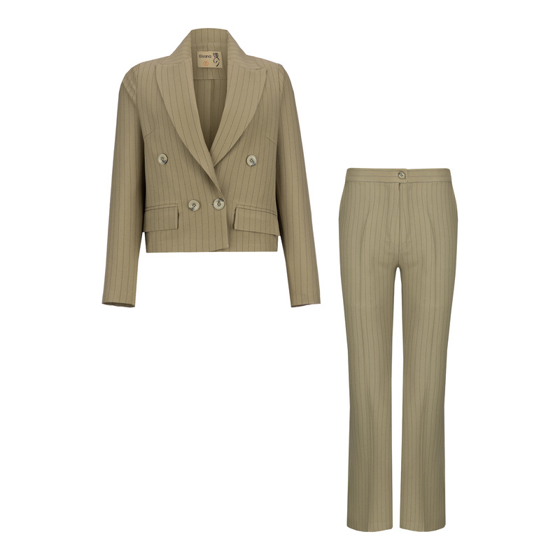 ست کت و شلوار زنانه السانا مدل غنچه کد 207410