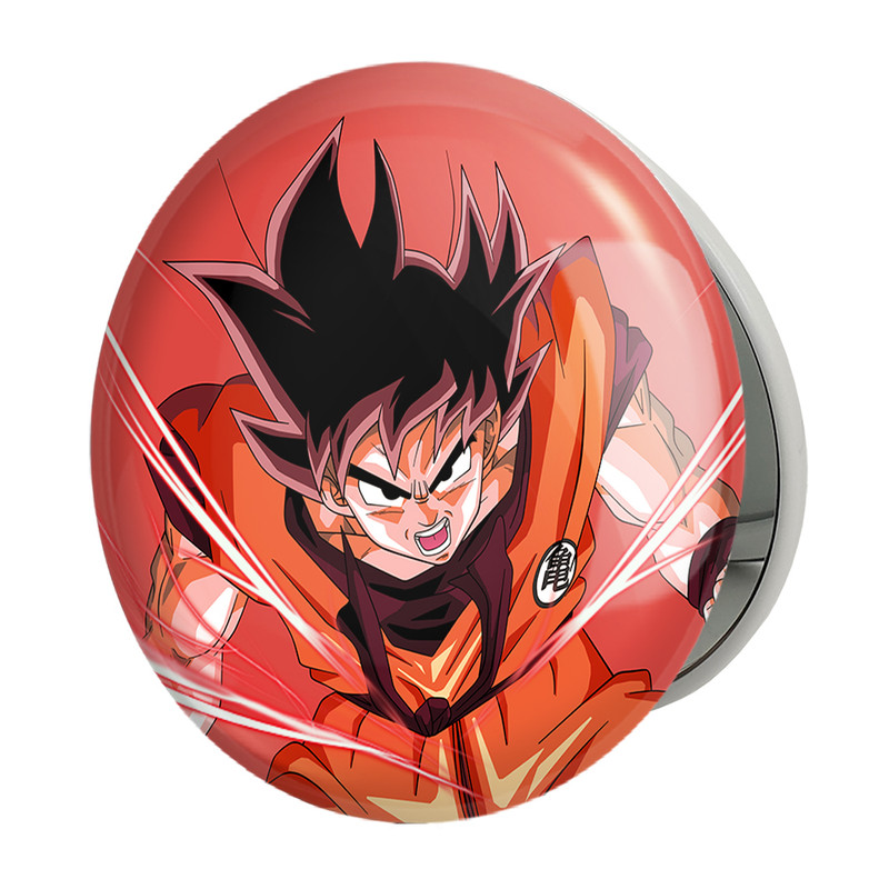آینه جیبی خندالو طرح گوکو انیمه دراگون بال Dragon Ball مدل تاشو کد 12059 