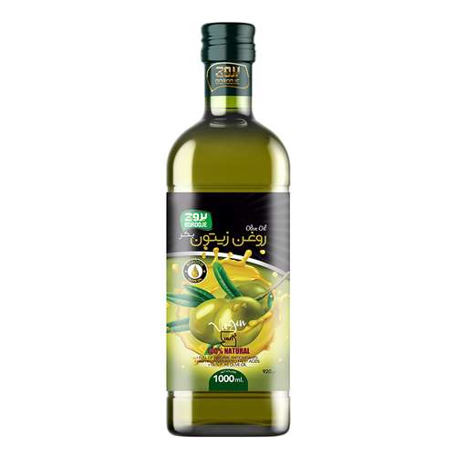 روغن زیتون بکر خالص بروج - 1000 میلی لیتر