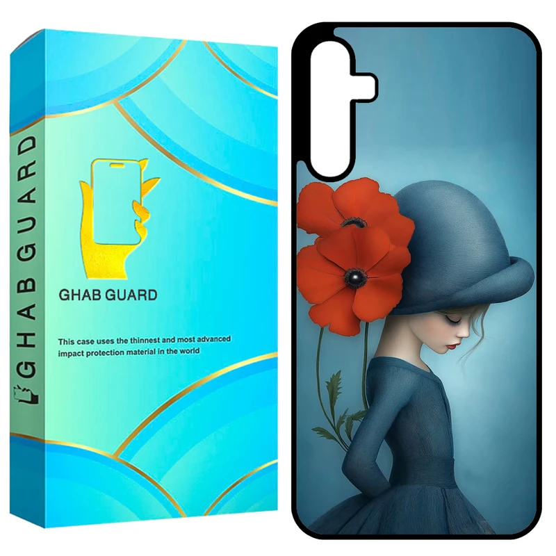 کاور قاب گارد طرح دختر مدل GCHPA35 مناسب برای گوشی موبایل سامسونگ Galaxy A35 5G