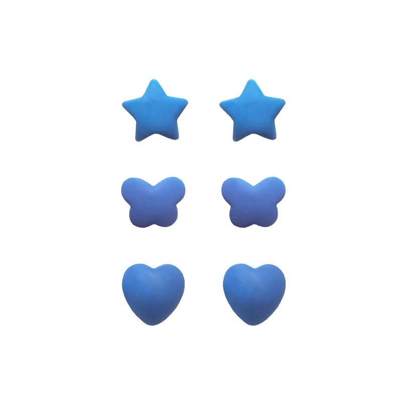 گوشواره دخترانه مدل مگنتی کد 1241 بسته 3 عددی