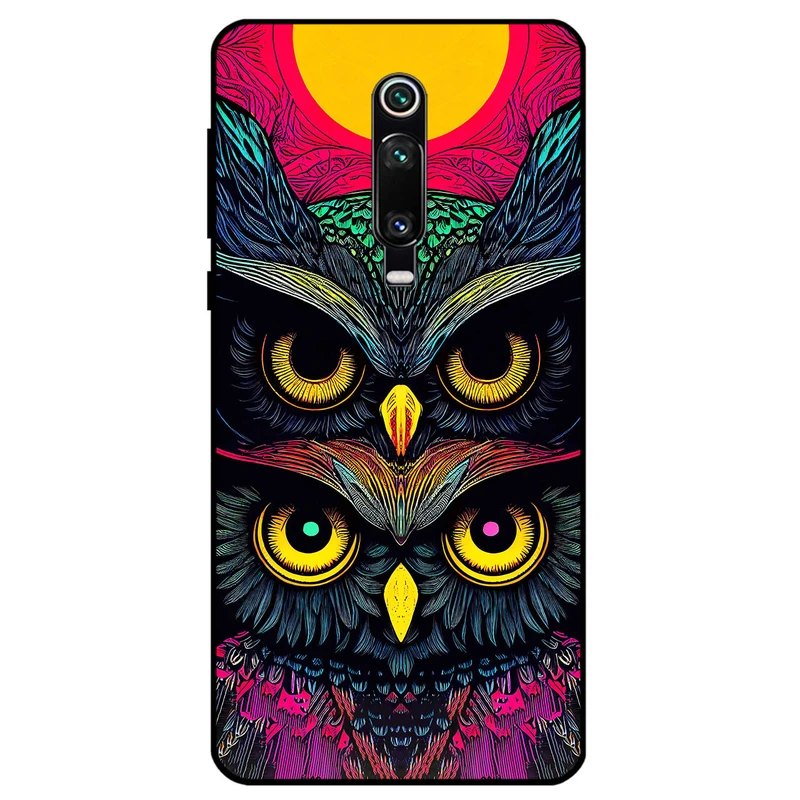 کاور مگافون طرح جغد مدل 1904 مناسب برای گوشی موبایل شیائومی Mi 9T / Mi 9T Pro 