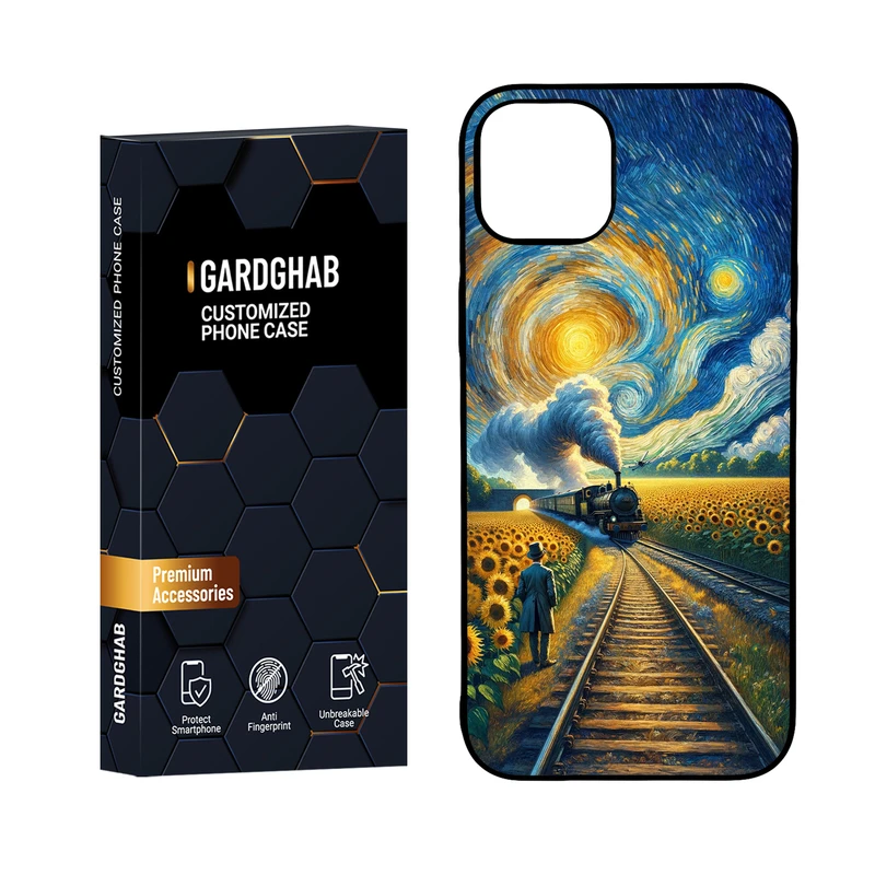 کاور گارد قاب مدل هنری مناسب برای گوشی موبایل اپل iPhone 15 Plus