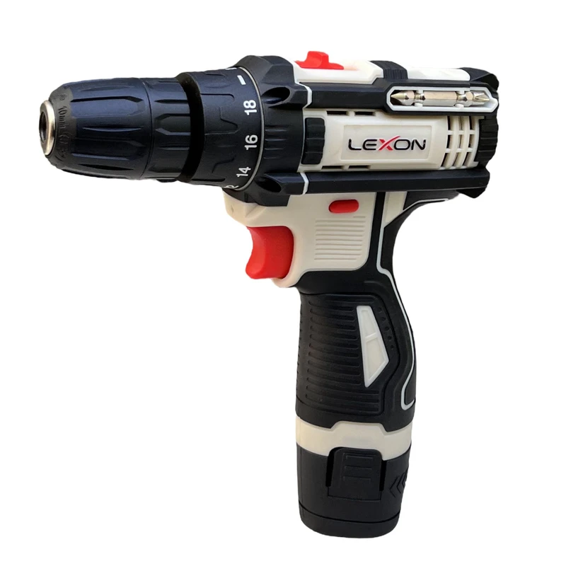دریل پیچ گوشتی شارژی 10 میلی متری 12 ولت لکسون مدل LE-3701