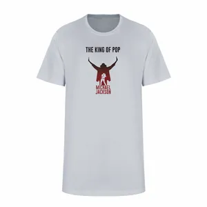 تی شرت آستین کوتاه زنانه مدل مایکل کد L342 رنگ طوسی