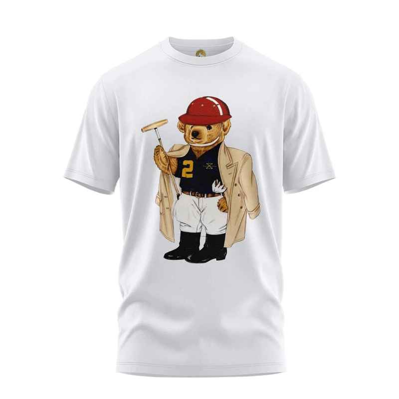 تی شرت آستین کوتاه زنانه هومرو مدل TW346 طرح تدی