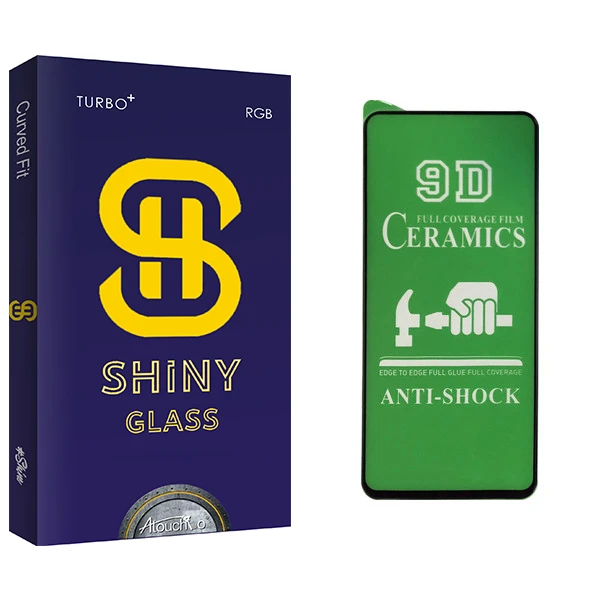 محافظ صفحه نمایش سرامیکی آتوچبو مدل Shiny Glass مناسب برای گوشی موبایل شیائومی Redmi Note 9