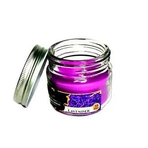 شمع لیوانی مدل lavender