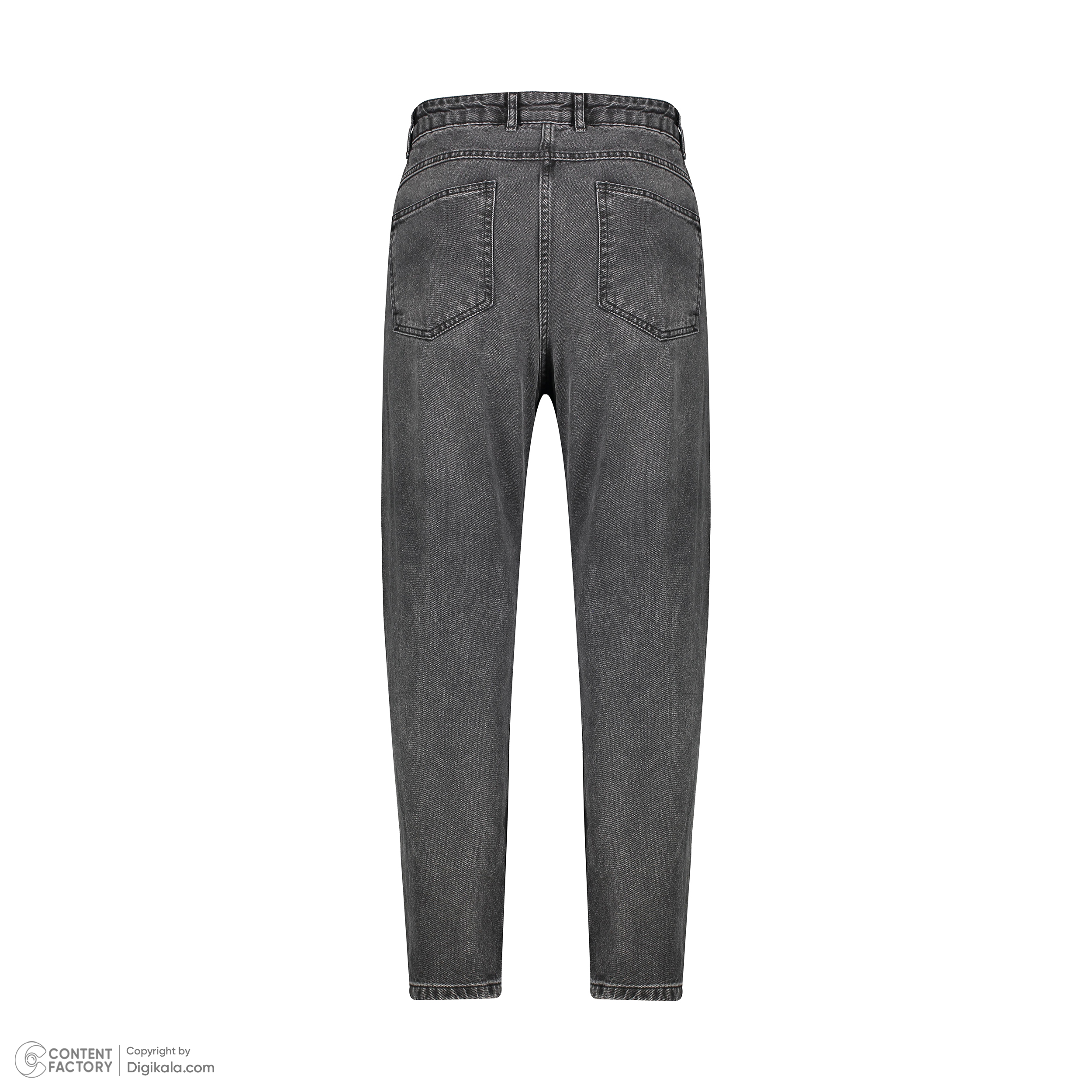 شلوار جین مردانه پاتن جامه مدل مام استایل 101121020169846 رنگ ذغالی -  - 3