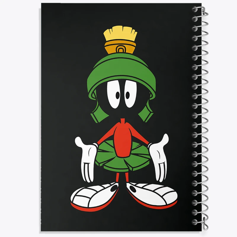دفتر نقاشی 50 برگ خندالو طرح ماروین مریخی (Marvin the Martian) کد N5759