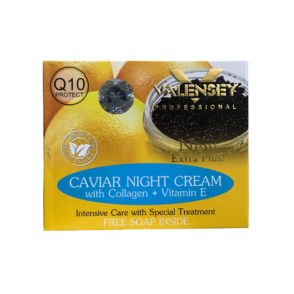 کرم ضد چروک شب والنسی مدل CAVIAR وزن 65 گرم کرم ضد چروک شب والنسی مدل CAVIAR وزن 65 گرم