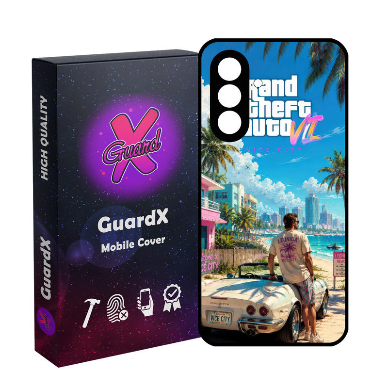 کاور گارد ایکس طرح بازی جی تی ای مدل 11141 مناسب برای گوشی موبایل سامسونگ Galaxy A17 4G / A17 5G