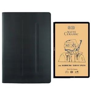 کیف کلاسوری مدل KIFG مناسب برای تبلت سامسونگ Galaxy Tab S7 FE / T735 به همراه محافظ صفحه نمایش