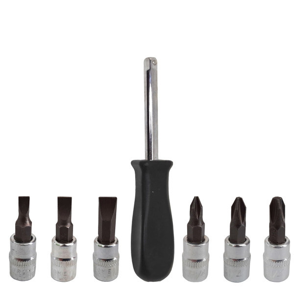 مجموعه 7 عددی پیچ گوشتی بکسی و سری پیچگوشتی مدل DR-3001 سایز 1.4 میلی متر مجموعه 7 عددی پیچ گوشتی بکسی و سری پیچگوشتی مدل DR-3001 سایز 1.4 میلی متر