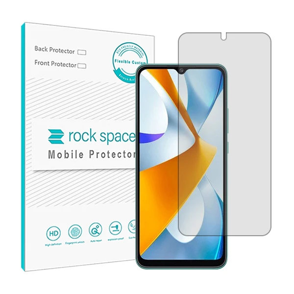 محافظ صفحه نمایش شفاف راک اسپیس مدل HyGEL مناسب برای گوشی موبایل شیائومی Poco C40