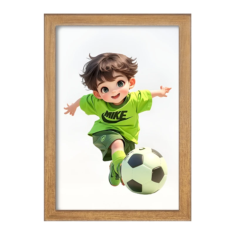 تابلو خندالو مدل پسر بچه ی فوتبالیست کد F3609