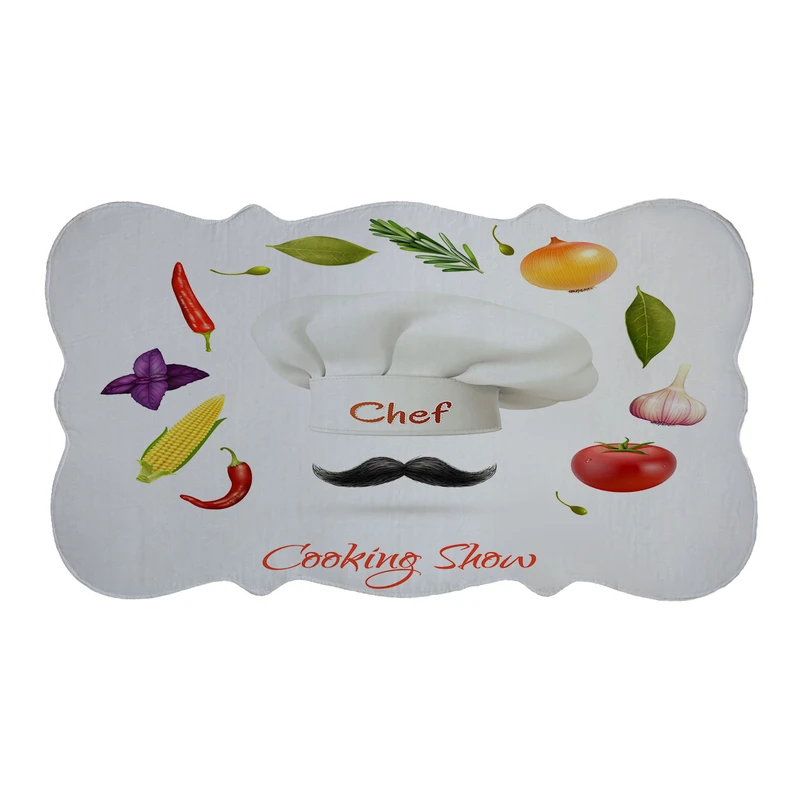 پادری طرح Chef کد 8377 سایز 110×60 سانتی متر