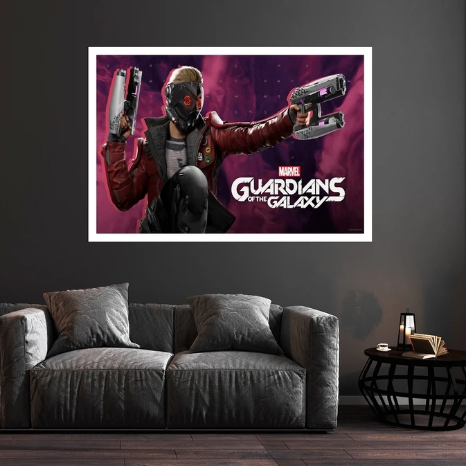 تابلو بکلیت طرح فیلم Guardians of the Galaxy  مدل قاب شاسی W-s8825