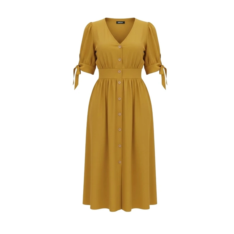 پیراهن یقه هفت زنانه مدل ساده