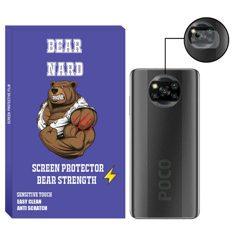 محافظ لنز دوربین برنارد مدل LZ-01 مناسب برای گوشی موبایل شیائومی Poco X3 Pro