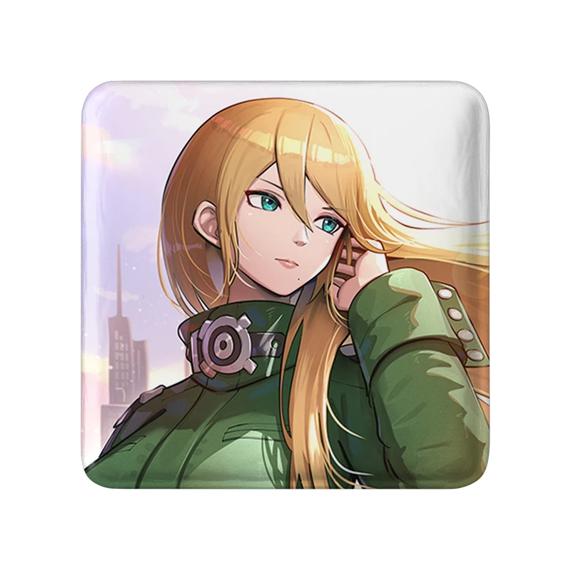 مگنت خندالو طرح بازی متروید (Metroid) مدل مربعی کد 35640