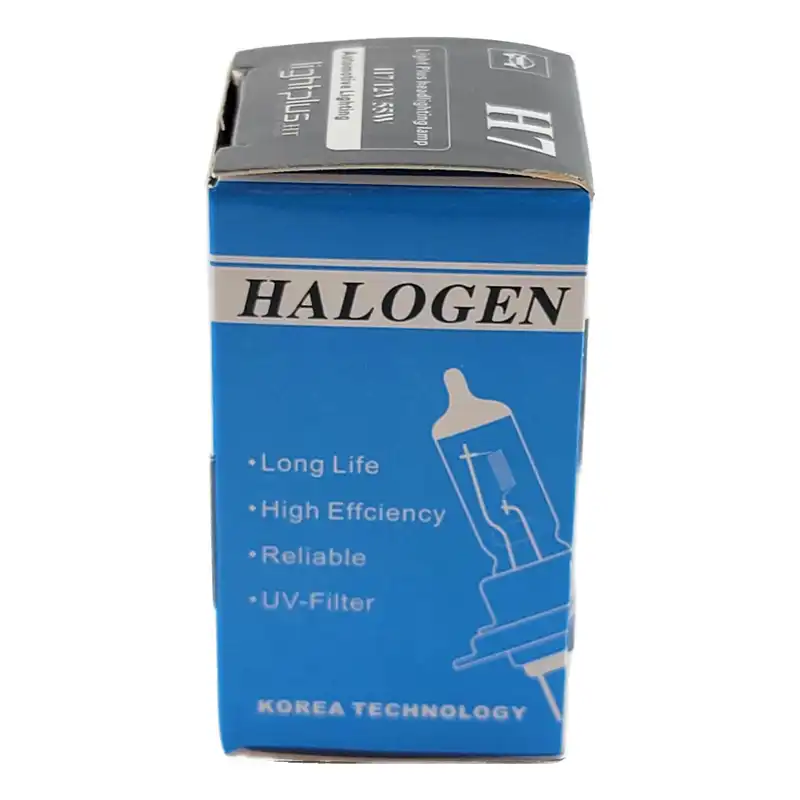 لامپ هالوژن خودرو لایت پلاس مدل H7 12V 55W