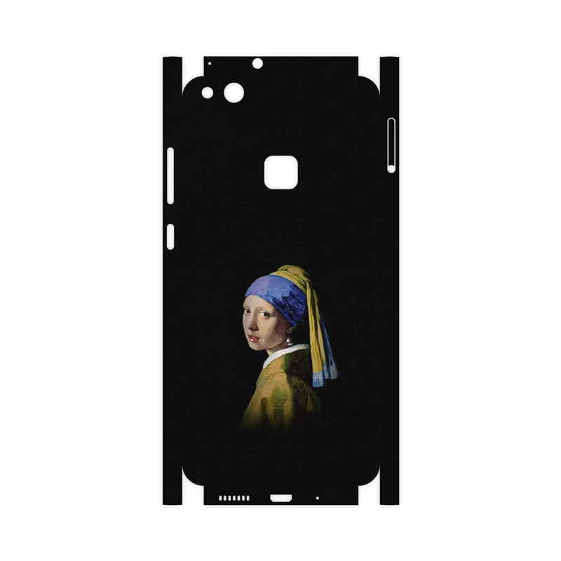 برچسب پوششی ماهوت مدل Girl with a Pearl Earring of Vermeer-FullSkin مناسب برای گوشی موبایل هوآوی P10 Lite