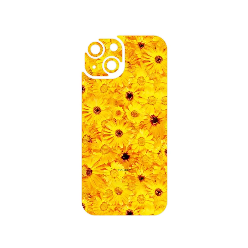 برچسب پوششی ماهوت مدل Yellow_Flower مناسب برای گوشی موبایل اپل iPhone 15
