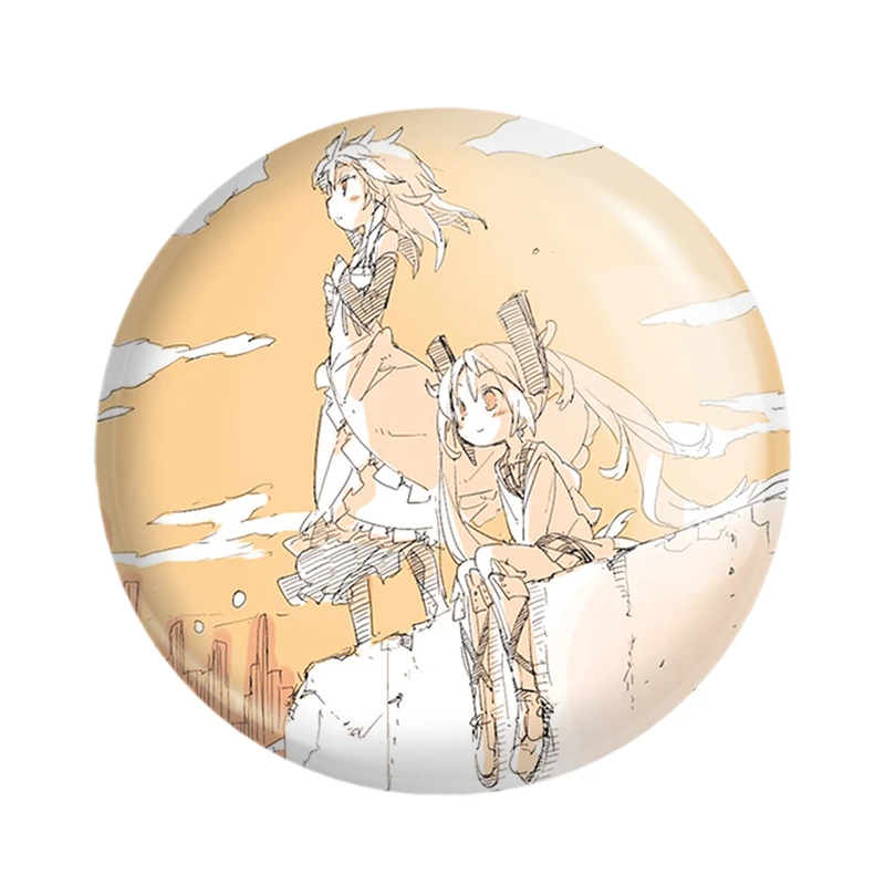 مگنت خندالو مدل انجو و تینا انیمه گلوله سیاه کد 35859