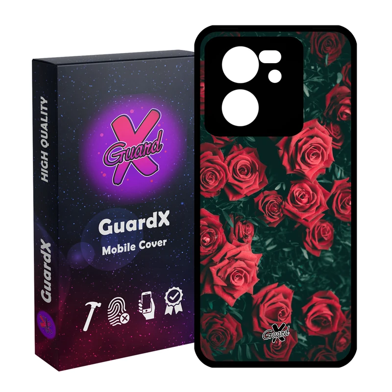 کاور گارد ایکس طرح Flower مدل Glass10208 مناسب برای گوشی موبایل شیائومی 13T/13T Pro/Redmi K60 Ultra