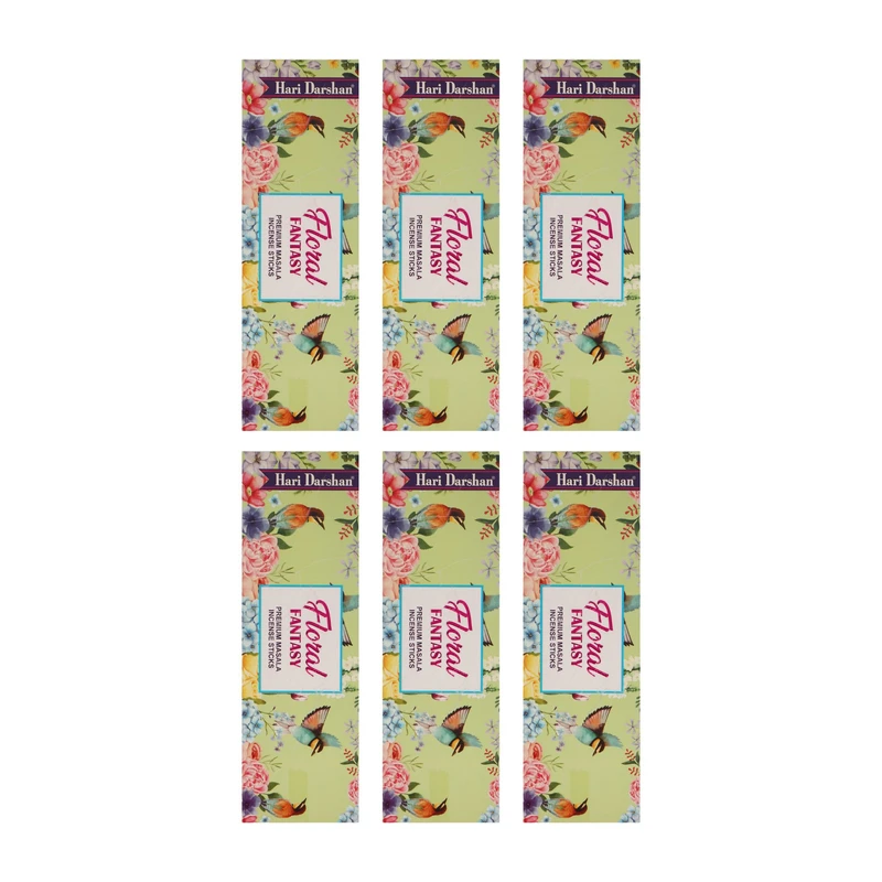 عود هاری دارشان مدل Floral Fantasy رایحه گل 6 بسته 30 عددی 