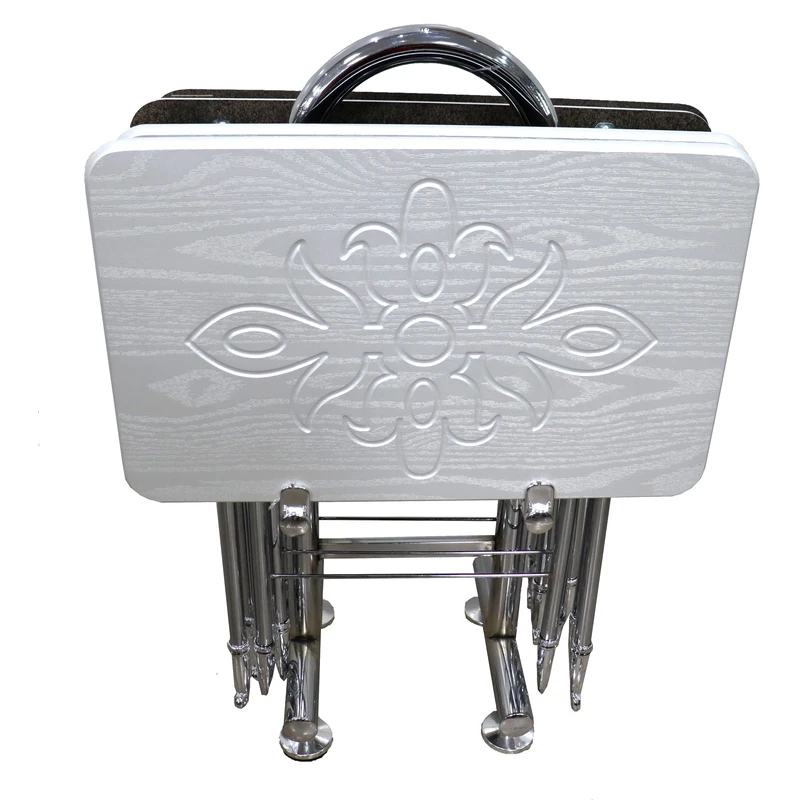 میز عسلی مدل تاشو مجموعه 4 عددی