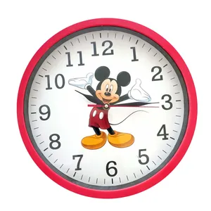 ساعت دیواری کودک مدل میکی ماوس خندان کد TAlin-Mickey-5-7-8