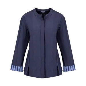 شومیز آستین بلند یقه گرد زنانه سرژه مدل 207384