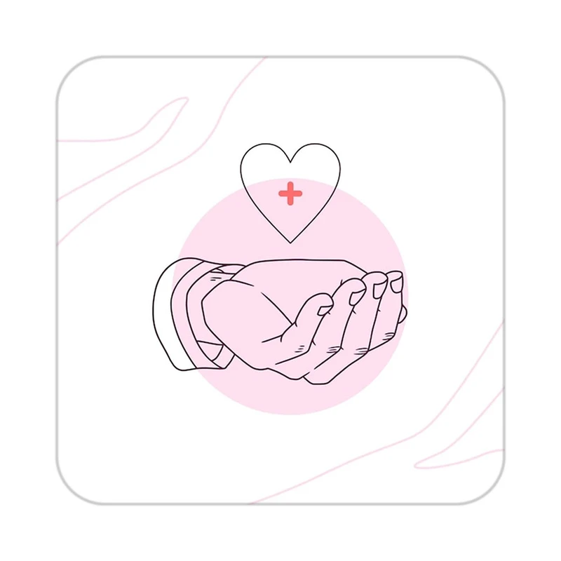 زیر لیوانی کاکتی طرح عاشقانه مدل mp37743