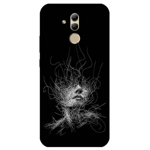 Megafone Face Sketch 7423 Cover For Huawei Mate 20 Lite 