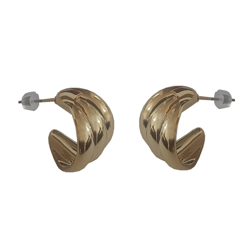 گوشواره میخی زنانه مدل مارپیچ کد 04