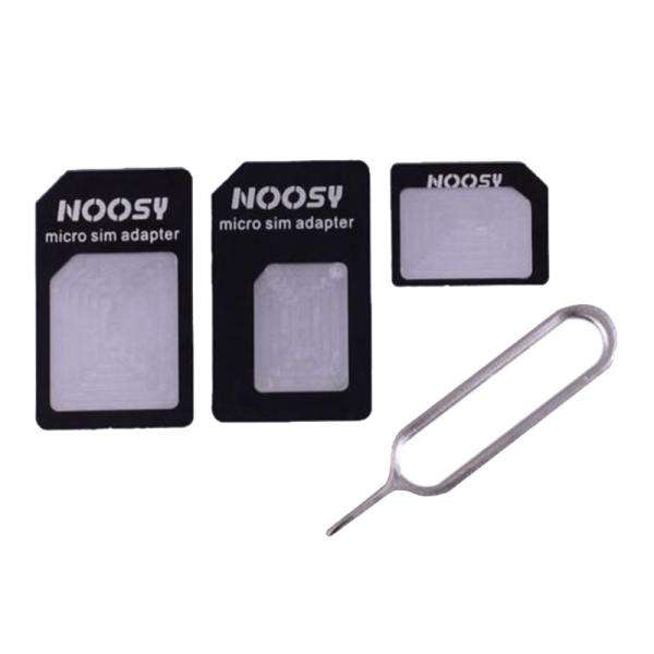 تبدیل سیم کارت های نانو و میکرو به استاندارد مدل 1 NOOSY تبدیل سیم کارت های نانو و میکرو به استاندارد مدل 1 NOOSY