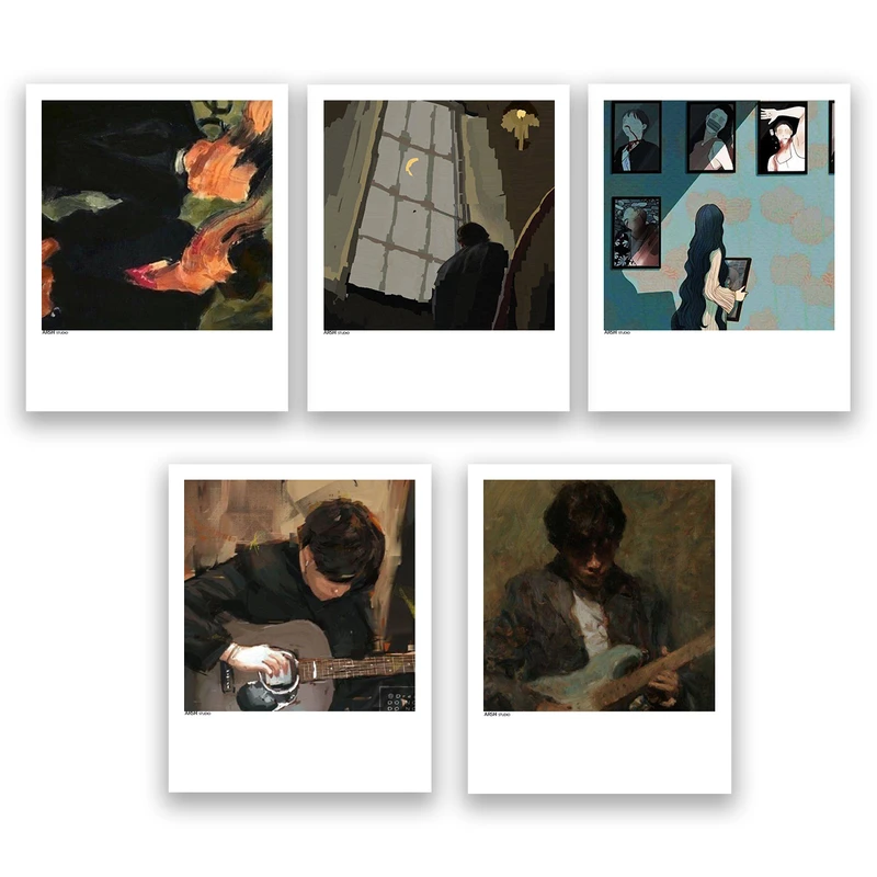 آویز تزیینی عرش مدل فانتزی هنری کد Asa617 مجموعه پنج عددی