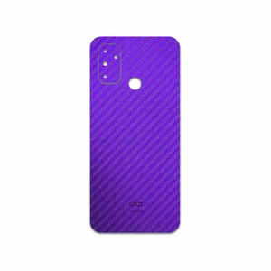 MAHOOT Purple-Fiber Cover Sticker for OnePlus Nord N100