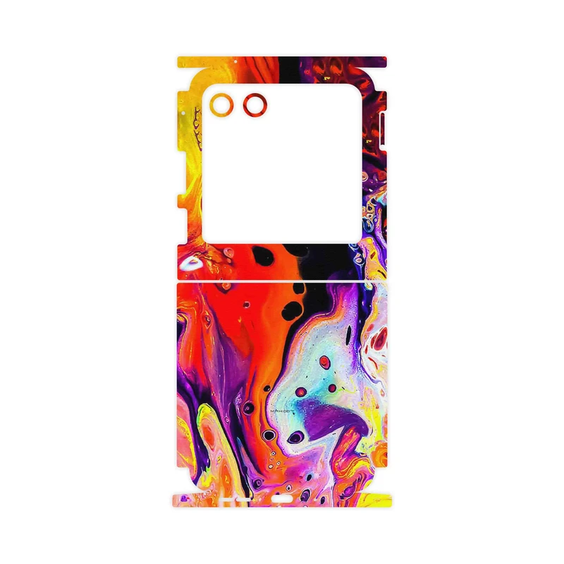 برچسب پوششی ماهوت مدل Abstract Oil Art-FullSkin مناسب برای گوشی موبایل موتورولا Razr 40 Ultra