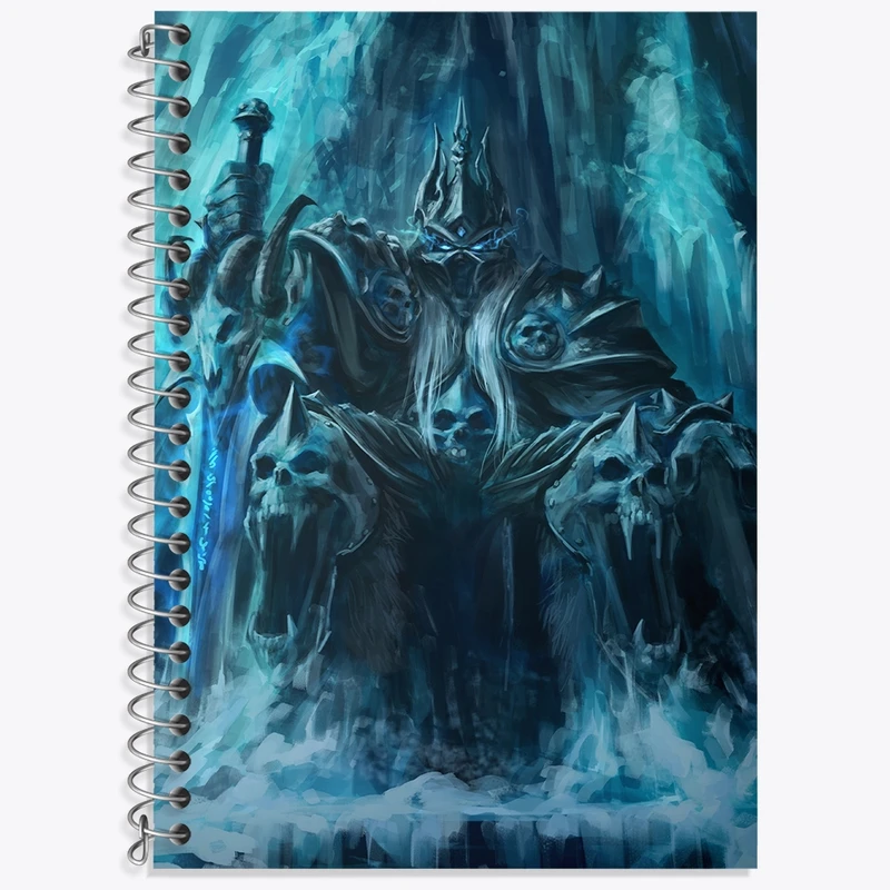 دفتر زبان 50 برگ خندالو مدل دو خط طرح بازی دنیای وارکرفت (World of Warcraft) کد 31826