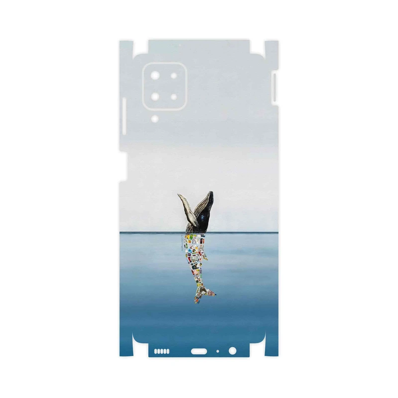 برچسب پوششی ماهوت مدل Collage of Sea Trash-FullSkin مناسب برای گوشی موبایل سامسونگ Galaxy M12