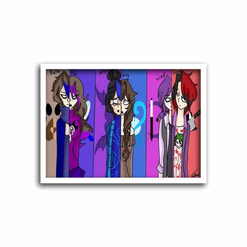 تابلو آتریسا مدل  انیمه ATan069