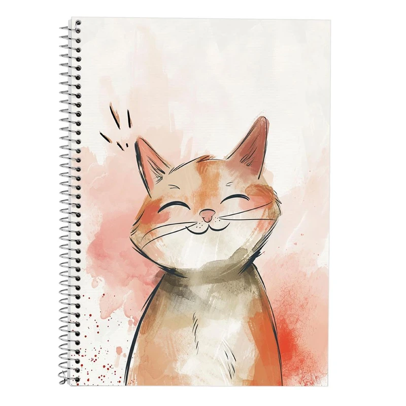 دفتر لغت 50 برگ مدوپد طرح سگ و گربه کد DF17293