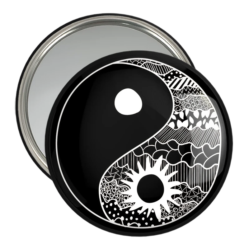 آینه جیبی خندالو مدل یین و یانگ کد 27684